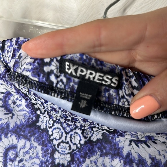 ❤️ 🆕 EXPRESS Pattern maxi skirt size XS - Picture 8 of 8